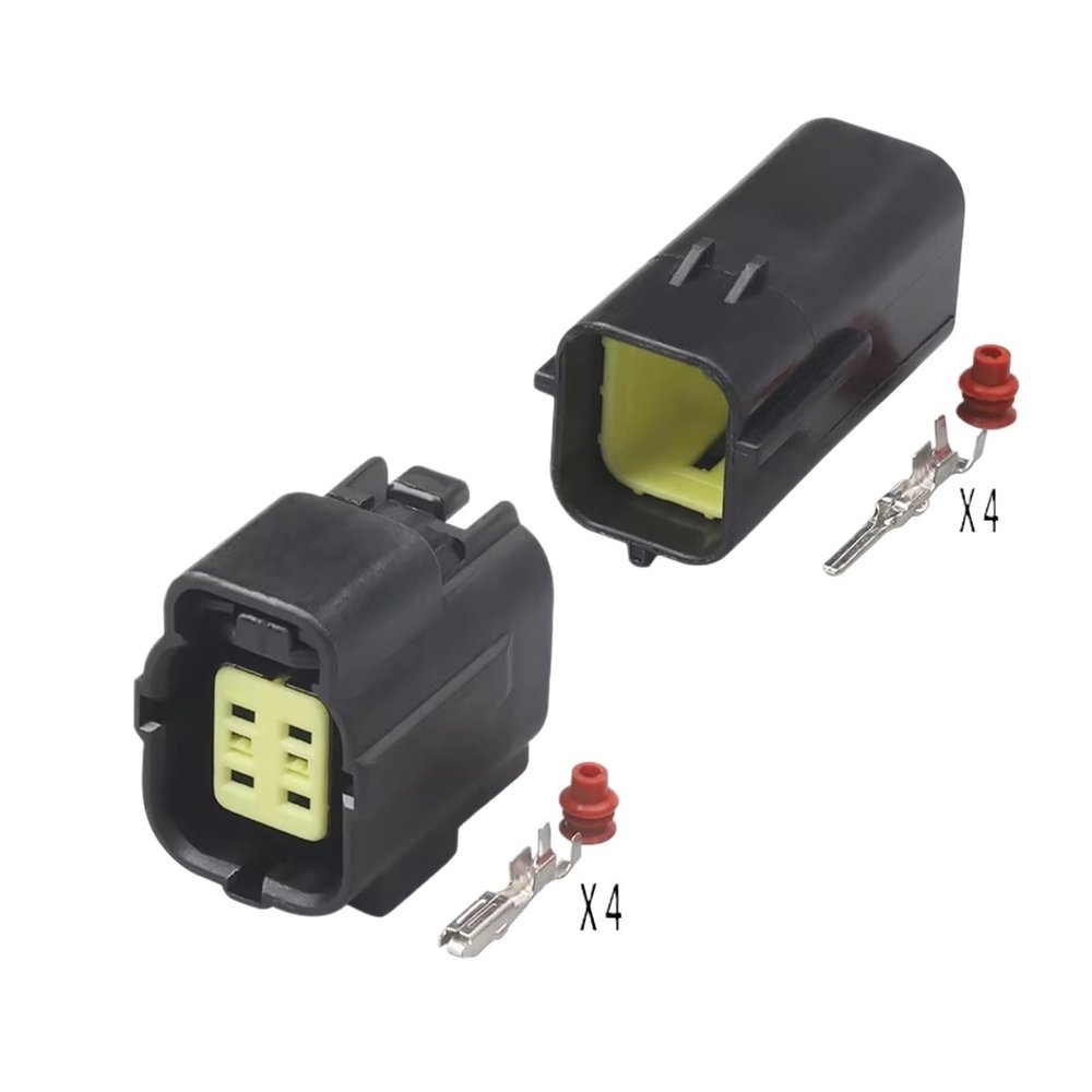 1/5/10/20/50/Sets 4 Pin 174257-2 Automotive Electrical Wiring Plug Connector for 626 98-00(10 Sets Female Male)