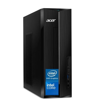 acer Aspire Desktop, 32GB RAM, 1TB PCIe SSD, Intel Processor, Ultra-Quiet Design, SD Card Reader, Dual 4K Monitor Support, Wired Keyboard and Mouse, Windows 11 (Renewed)