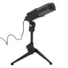 ciciglow Gaming USB Microphone, RGB Condenser Computer Mic 3.5mm Headphone Jack PC Condenser Mic, Metal Tripod Stand, for PC Mobile Phone Gaming Streaming Podcasting view 1