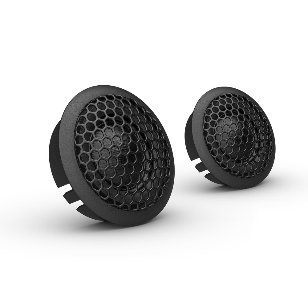 AudioControl Altitude Series 1" Component Car Audio Tweeters, 50W RMS, 4 Ohm, Low Profile, Shallow Mount, Easy Installation (Pair)
