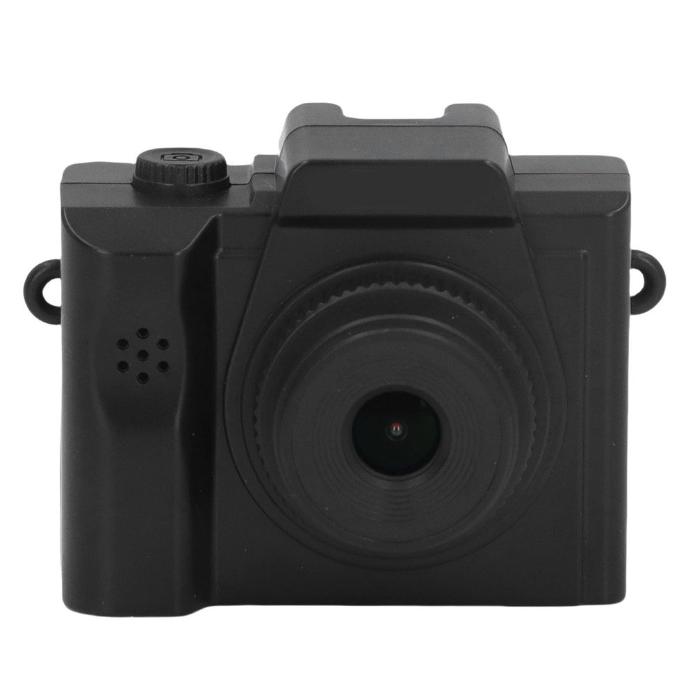 Cuifati Retro Photo Video Camera, Wide Angle Lens Keychain Camera 0.96 Inch Screen for Outdoor Sports Cycling Trips (64GB)