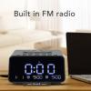 GOWENIC Radio Clock Speaker, Bluetooth Digital Alarm Clock with Wireless Charging, Double USB Ports, Stereo Sound, FM Radio, for Bedroom Office Home Use (US Plug) view 2