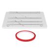 XUMIUZIY Splicing Block Kit, Professional Studio Grade CNC Aluminum Alloy for 1 1/2 1/4 1/8 Inch 10 Inch Reel to Reel Tapes, with Full Track Connection for Tape Reel to Reel Recorders (Red) view 1