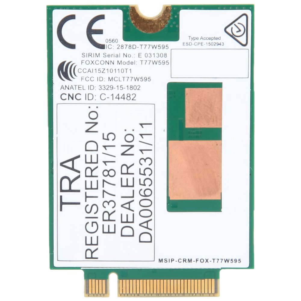 T77W595 4G e Network Card, FDD LTE 150M NGFF Interface, Speed 4G LTE e for 840 G3 Notebook PC, Replacement for LT4120, Compatible with Multiple Laptop
