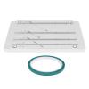 XUMIUZIY Splicing Block Kit, Professional Studio Grade CNC Aluminum Alloy for 1 1/2 1/4 1/8 Inch 10 Inch Reel to Reel Tapes, with Full Track Connection for Tape Reel to Reel Recorders (Green) view 1