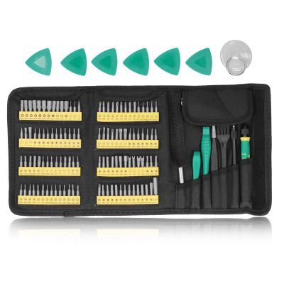 BST 117 Electronics Repaiol Kit with 112 Bits, CRV Steel Set for Computer, e Phone, Drone and Small Household Appliances