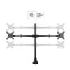 GVMUKNYE 32-inch monitor stand arm desktop computer one-machine dual-screen combination perforated left and right splicing heightening rotating base view 4