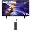 Samsung 42-Inch Class OLED S90F 4K Smart TV NQ4 AI Gen3 Processor, 4K AI Upscaling Pro, OLED HDR + Bundle with an AudioQuest G8 8-Outlet USB-A/USB-C AC Power Surge Protector (2025) view 1