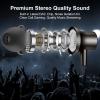 2 Pack USB C Headphone Wired Ear Buds for iPhone 17 Pro Max Air 16e 16 15 Plus,Magnetic Tangle Free Type C Plug Earphone with Mic,in Ear Noise Canceling Earbuds for iPad A16 Pixel 10 9a Galaxy S25 FE view 3