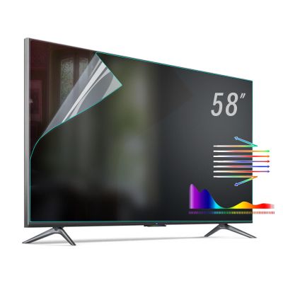 BU TV Screen Protectors 58 inch Anti-Glare Film,Out Blue Light,TV Glare Stopper Matte Film (58" 1269)