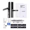 BUJXUKEQD 3585 Smart Lock Keyless Entry Fingerprint Door Lock Aluminum Alloy Door Lock for 40-120mm Thickness Office Bedroom Door(Black) view 2