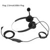 ChengyuWei H360D 2.5MV Binaural Phone Headset, Wired Business Headphone with Noise C Mic, 2.5mm Call Center Earphone for Customer Service, eting, Includes view 4