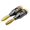 4pcs/2pairs Gold Plated Banana Head Power Amplifier Speaker Connector Connector Post 4MM Terminal view 3