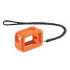 Compatible for DJI Osmo Action 3/4/5 Pro Floating Case - Bright Orange Water-Protection Accessory with Wrist Lanyard view 4