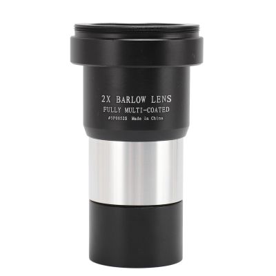 Bw Lens 2X 1.25in, y Multi Coated Metal Eyepiece, Aluminum y Lens with Dust Covers, 2X Magnification for Enhanced Viewing of Moon and Pla, Compatible