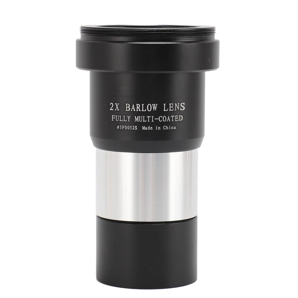 Bw Lens 2X 1.25in, y Multi Coated Metal Eyepiece, Aluminum y Lens with Dust Covers, 2X Magnification for Enhanced Viewing of Moon and Pla, Compatible