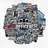 32 PCS Correction Officer Stickers Funny Correctional Officers Sticker Waterproof Vinyl Decals for Helmet,Water Bottle, Laptop view 1