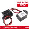1pcs Alarm Buzzer 2315 DC 3V 6V 9V 12V 24V 90dB Mini Electronic Alarm Buzzer High Decibel Vibration Alarm Sound Line Length 10cm(2315 3V) view 2