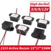 1pcs Alarm Buzzer 2315 DC 3V 6V 9V 12V 24V 90dB Mini Electronic Alarm Buzzer High Decibel Vibration Alarm Sound Line Length 10cm(2315 3V) view 3
