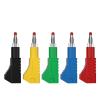 10PCS 4MM Banana Retractable Stackable Solder in line Assembly Test Leads connectors J.10043(5 red 5 Black) view 2