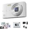 2000s Camera, 2000's Aesthetic Digital Camera, 50MP, Anti-Shake FHD 1080p Compact Camera for Photography, 2.4 Inch LCD Screen,16x Digital Zoom (White) view 1