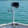 Fish Finder Mount Bracket,Height-Adjustable 360-degree Rotating Equipment | Fish Finder Mount Frame,for Boat Outdoor Water Track Rail Transom Deck Console Trolling Angling view 2