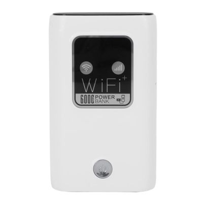 Yoidesu 4G Portable Router, 4G LTE 300Mbps USB Power Bank Portable Router, Mobile Network Hotspot, USB Modem Network Smart with SIM Card Slot,6000mah, for Car Outdoor