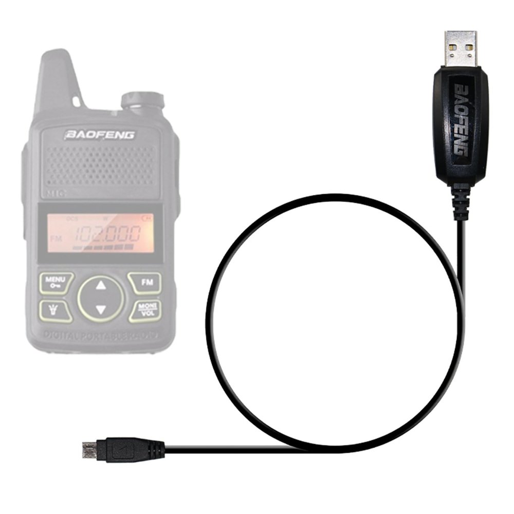NXGCKQIK USB Programming Cable Driver CD for BF-T1 and BFT1 Mini Walkie Talkie Mobile Radio Consumer Electronics