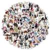 100Pcs Cartoon Bungo Stray Dogs Stickers for Water Bottles Cup Laptop Guitar Car Motorcycle Bike Skateboard Luggage Box Vinyl Waterproof Graffiti Patches JHSL view 3