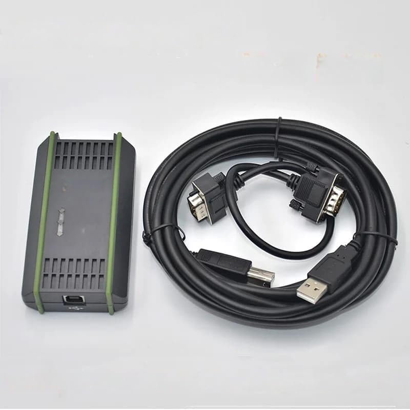 PC-MPI+ Adapter 6ES7972-0CA23-0XA0 for S7-300/400 PLCs: Programming and Download Data Cable for S7-300/S7-400 RS232 to MPI (USB-MPI (USB Port)).