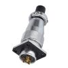 3 Pin Aviation Connector Zinc Alloy WS20 Aviation Male Female Plug AC 500V Stable Electrical Performance for Aviation Navigation Sealing Electronic Equipment view 2