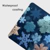 Mouse Pad Gaming Mouse Pad 19.7x39.4in, Compatible with Laser and Optical Mice, Durable Non-Slip Waterproof Base Mause Mat for Office Computer Keyboard & Home Desk Mat (Navy Blue Snowflake) L#L409 view 4