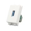 FJXLTVON U3.0 Socket Pass-Through U 3.0 Female to Female U Connector Socket view 3