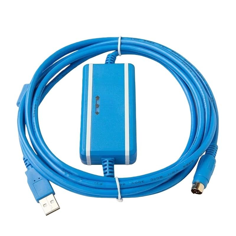 USB-QC30R2+ Q Series PLC Programming Data Download Communication Cable (Isolated)