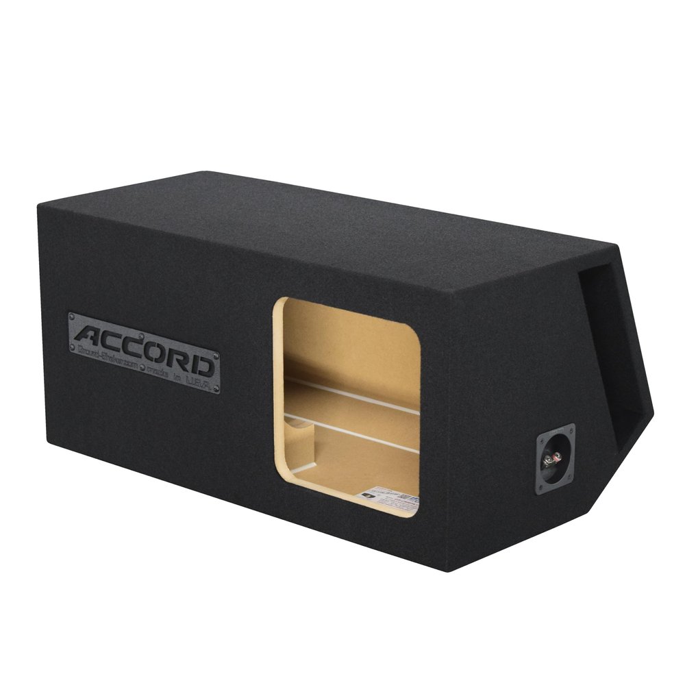 10" Single solobaric ported sub Box 02-25 Accord Speaker Box Ground Shaker Car Audio Subwoofer Enclosure