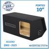 10" Single solobaric ported sub Box 02-25 Accord Speaker Box Ground Shaker Car Audio Subwoofer Enclosure view 2