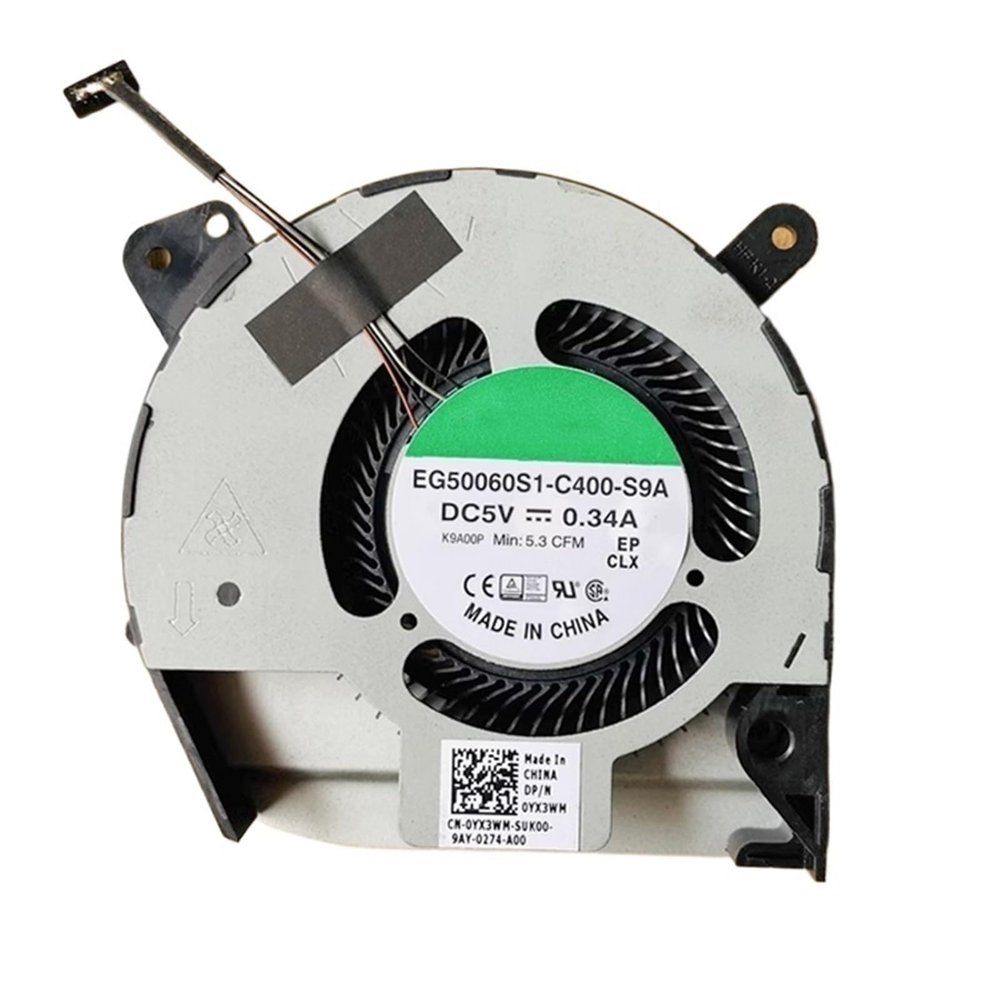 0YX3WM for Latitude 5401 Laptop Cooling Fan Cooler Fan Heatsink Radiator EG50060S1-C400-S9A YX3WM CN-0YX3WM