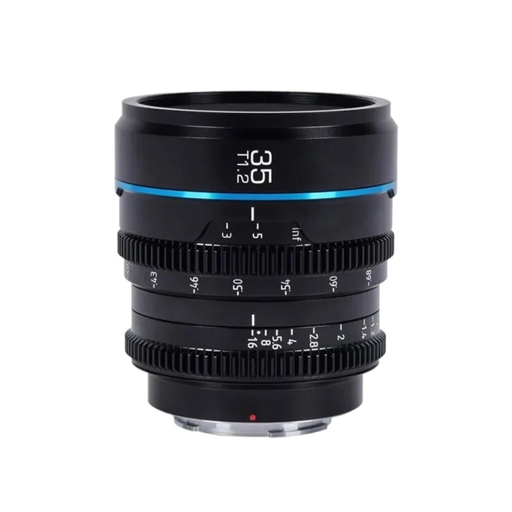 Compatible for Sony E 16mm T1.2 S35 Cine Lens for Super 35mm Cameras X RF MFT M4/3(35mm T1.2 Black,L-Mount)
