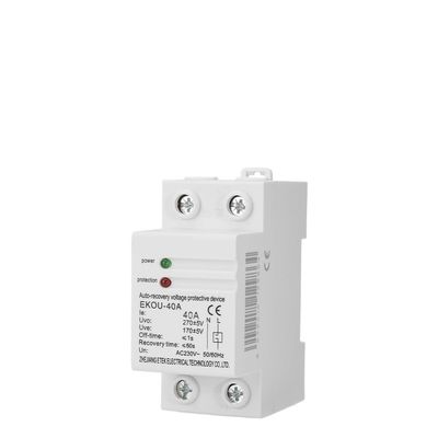 40A 63A Under Voltage Protective Device Protection Relay ACtype 230V Din Rail Recovery Reconnect overvoltage(63A)