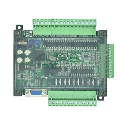 Industrial Controller Board FX3U FX3U-24MR Programmable PLC 14DI/10DO Analog inputs 6AI/2AO RS232 RS485