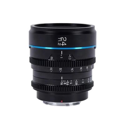 Compatible for Sony E 16mm T1.2 S35 Cine Lens for Super 35mm Cameras X RF MFT M4/3(24mm T1.2 Black,E-Mount(FE))