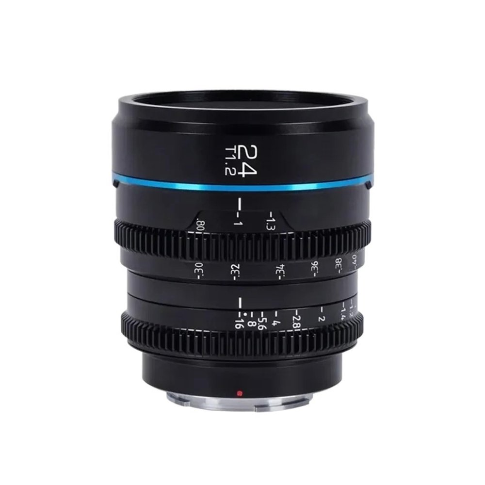 Compatible for Sony E 16mm T1.2 S35 Cine Lens for Super 35mm Cameras X RF MFT M4/3(24mm T1.2 Black,E-Mount(FE))