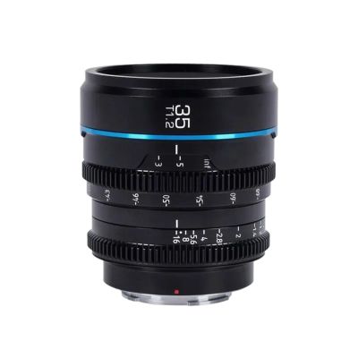 Compatible for Sony E 16mm T1.2 S35 Cine Lens for Super 35mm Cameras X RF MFT M4/3(35mm T1.2 Black,E-Mount(FE))