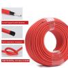 100/50Meters 6mm2/10AWG Solar Panel Extension Cable Black Red Tinned Copper Double Sheathed Wire for Solar Photovoltaic System(100Meters Red) view 4