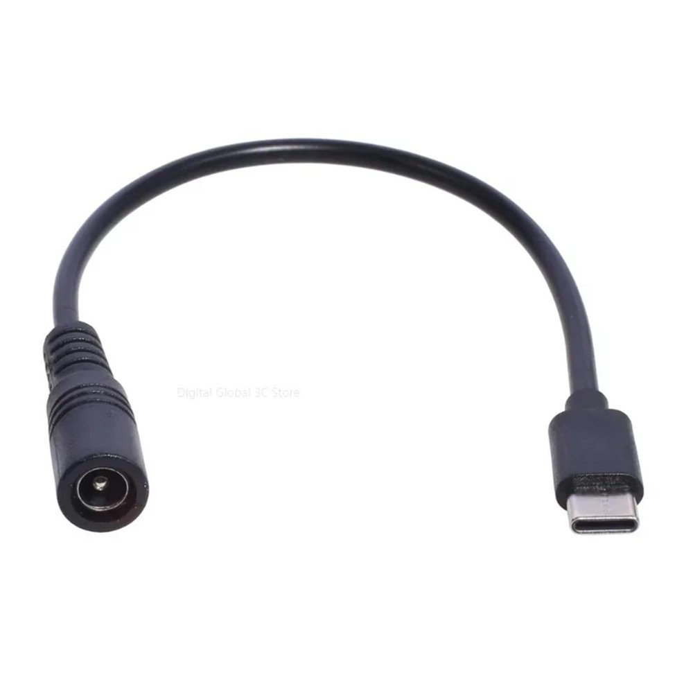 ABKMXZKD DC TPE-c Female to 5.5 * 2.1 Female Cables 5521 Power Ja-ck DC Power Conector 5.5x2.1 Adapter USB Type C Converter