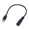 ABKMXZKD DC TPE-c Female to 5.5 * 2.1 Female Cables 5521 Power Ja-ck DC Power Conector 5.5x2.1 Adapter USB Type C Converter view 3