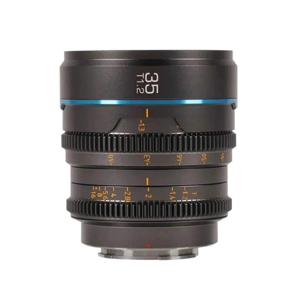 Compatible for Sony E 16mm T1.2 S35 Cine Lens for Super 35mm Cameras X RF MFT M4/3(35mm T1.2 Metal Gray,L-Mount)