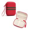 Mini Mobile Hard Disk Power Supply u Disk u Shield Earphone Storage Box Multi-Function Data Cable Package Digital Storage Finishing Package (red) view 1