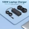 100W 65W USB C Laptop Charger Compatible with Dell Pro Rugged 13 14 Laptop Rugged 10 Tablet,Latitude 7230 7030 Rugged Extreme Tablet ra13250,ra00260,rb14250 Power Supply Cord view 4