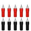 10PCS 4MM Banana Socket Binding Post Nut Banana Jack Electrical Connector Terminal Q.50008 view 1